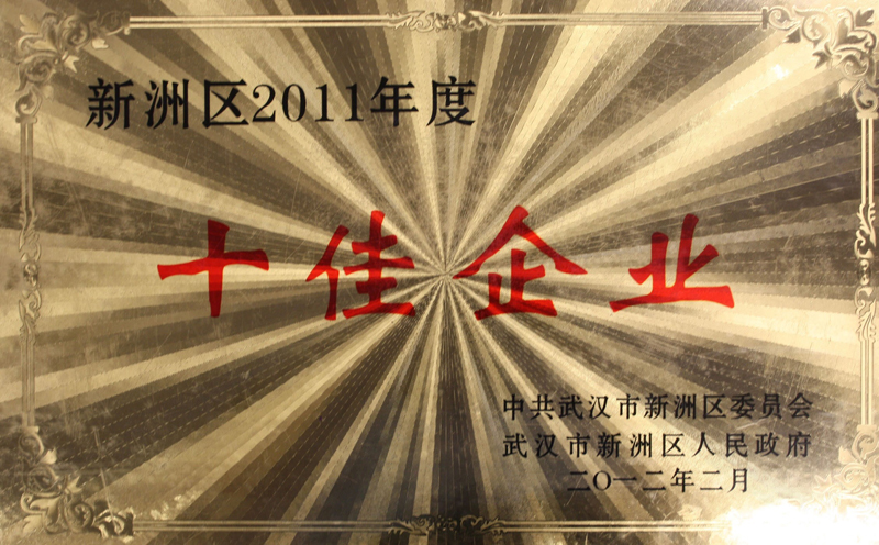 2011年度十佳企業(湖北亞東) 2011年度十佳企業(湖北亞東)