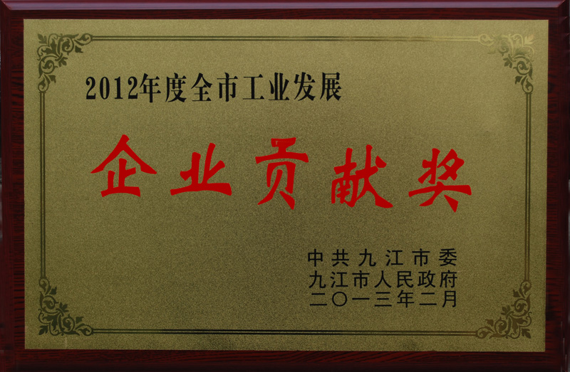 工業發展企業貢獻獎(江西亞東) 工業發展企業貢獻獎(江西亞東)